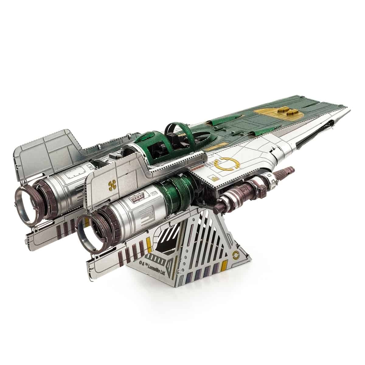 Metal Earth modelbouwset Star Wars Resistance A-Wing Fighter - Afbeelding 3