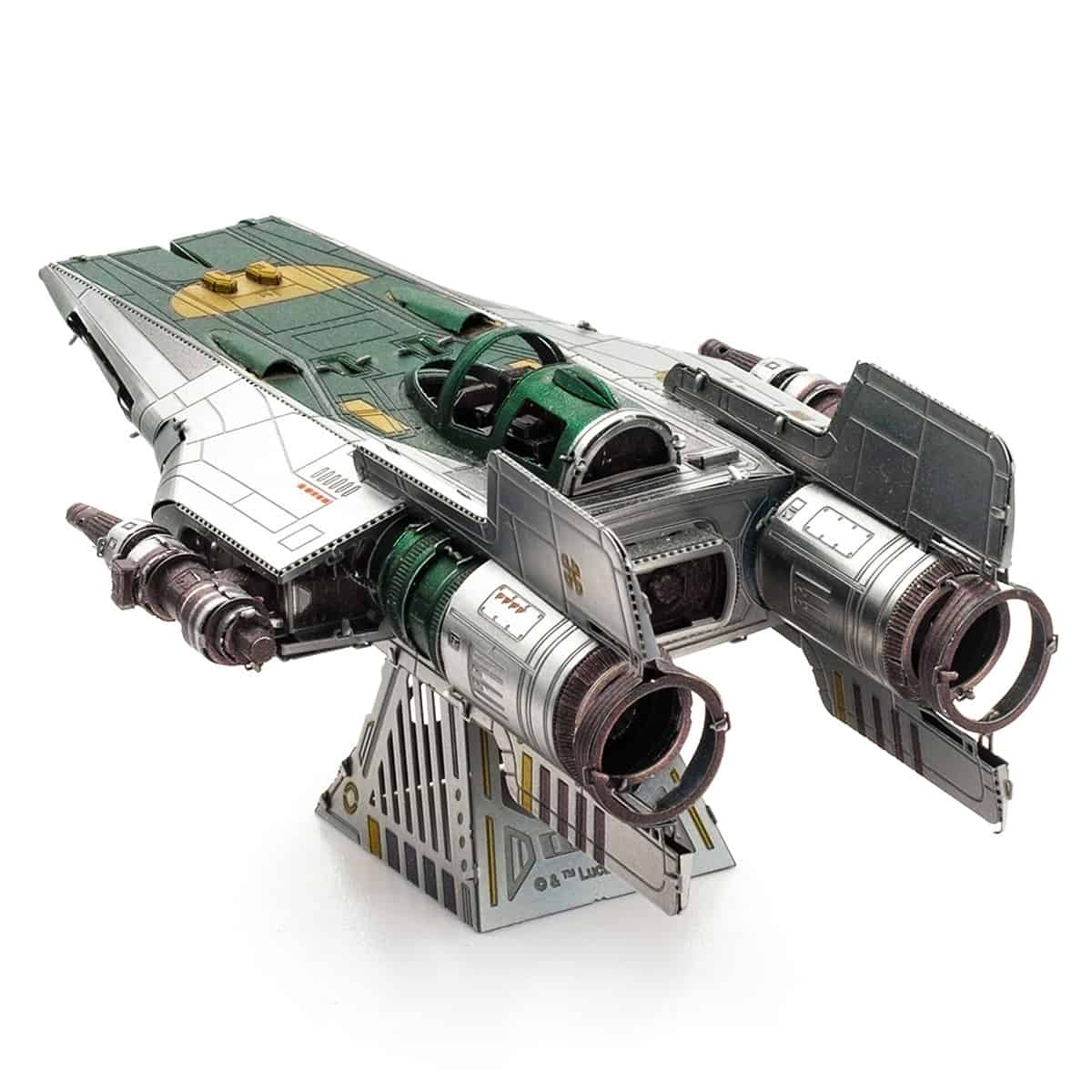 Metal Earth modelbouwset Star Wars Resistance A-Wing Fighter - Afbeelding 4